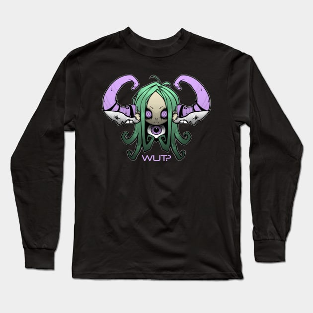 WUT? 3 Long Sleeve T-Shirt by Umbral Lunacy